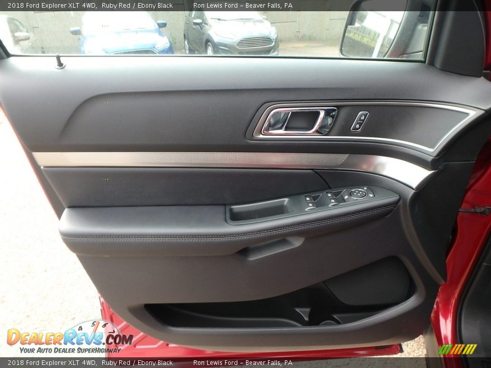 2018 Ford Explorer XLT 4WD Ruby Red / Ebony Black Photo #15