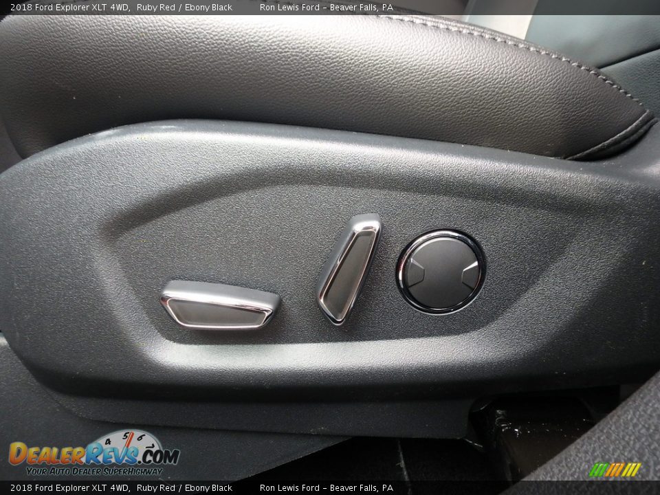 2018 Ford Explorer XLT 4WD Ruby Red / Ebony Black Photo #16