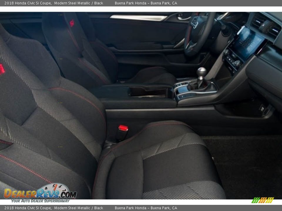 2018 Honda Civic Si Coupe Modern Steel Metallic / Black Photo #20