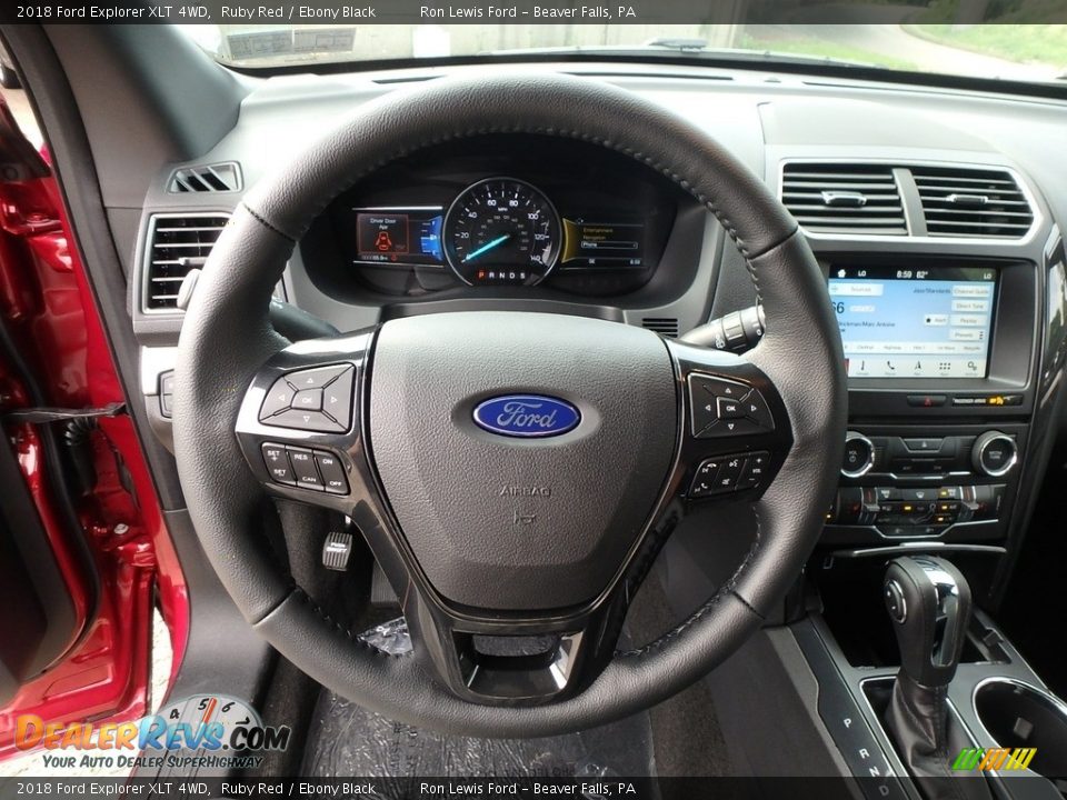 2018 Ford Explorer XLT 4WD Ruby Red / Ebony Black Photo #18
