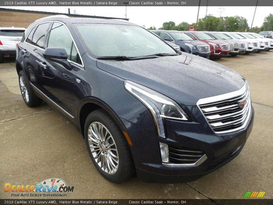 2019 Cadillac XT5 Luxury AWD Harbor Blue Metallic / Sahara Beige Photo #1