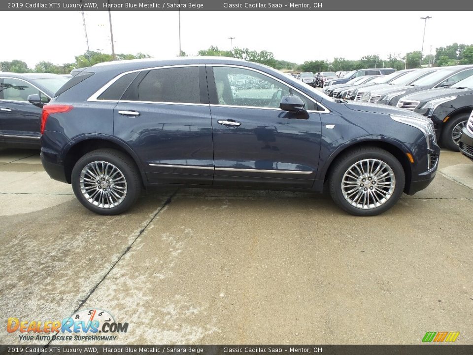 2019 Cadillac XT5 Luxury AWD Harbor Blue Metallic / Sahara Beige Photo #2