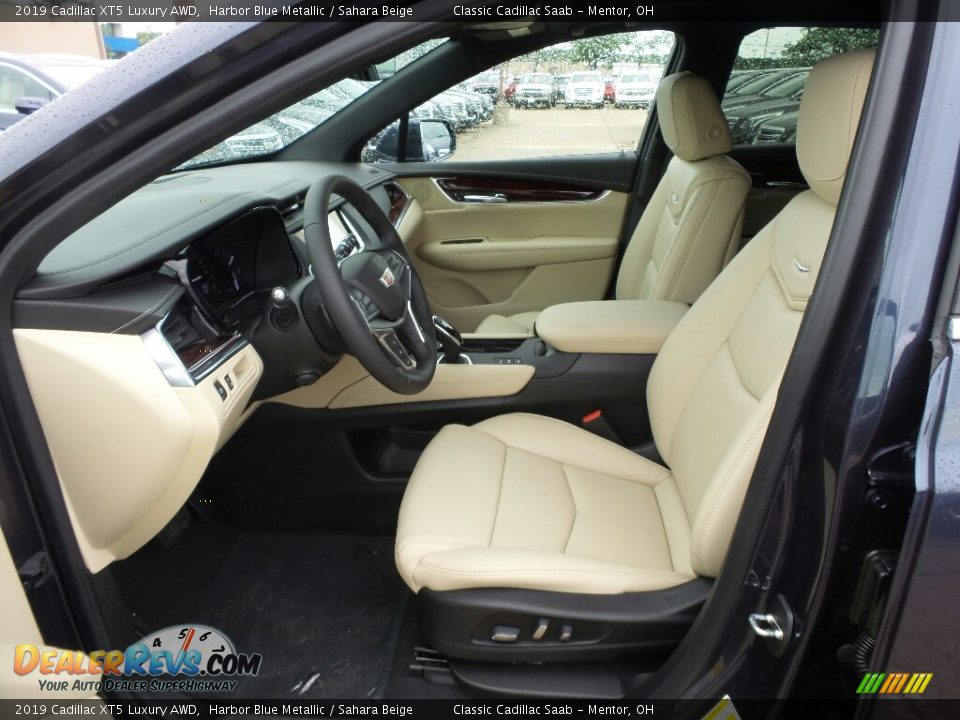 2019 Cadillac XT5 Luxury AWD Harbor Blue Metallic / Sahara Beige Photo #3