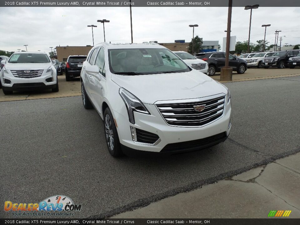 2018 Cadillac XT5 Premium Luxury AWD Crystal White Tricoat / Cirrus Photo #1