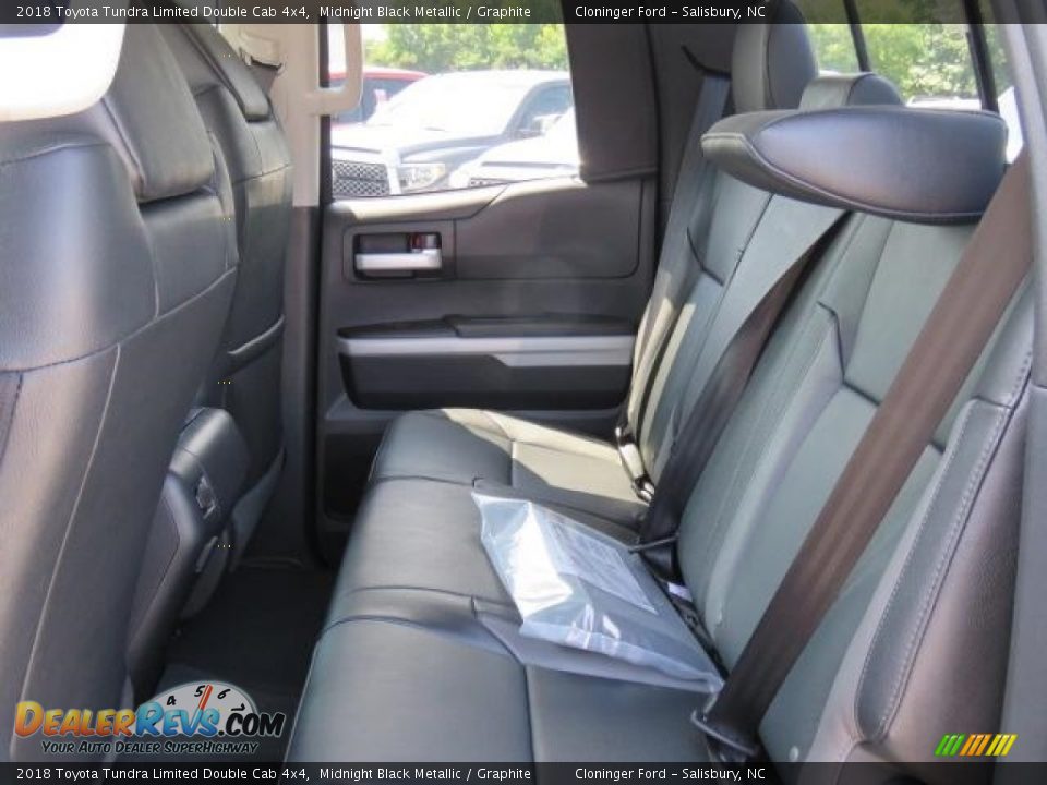 2018 Toyota Tundra Limited Double Cab 4x4 Midnight Black Metallic / Graphite Photo #6