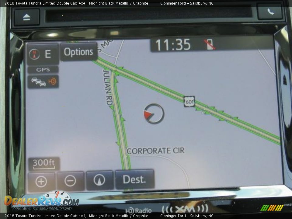 2018 Toyota Tundra Limited Double Cab 4x4 Midnight Black Metallic / Graphite Photo #12