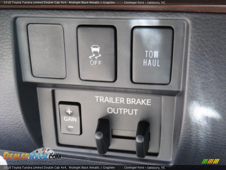 2018 Toyota Tundra Limited Double Cab 4x4 Midnight Black Metallic / Graphite Photo #18