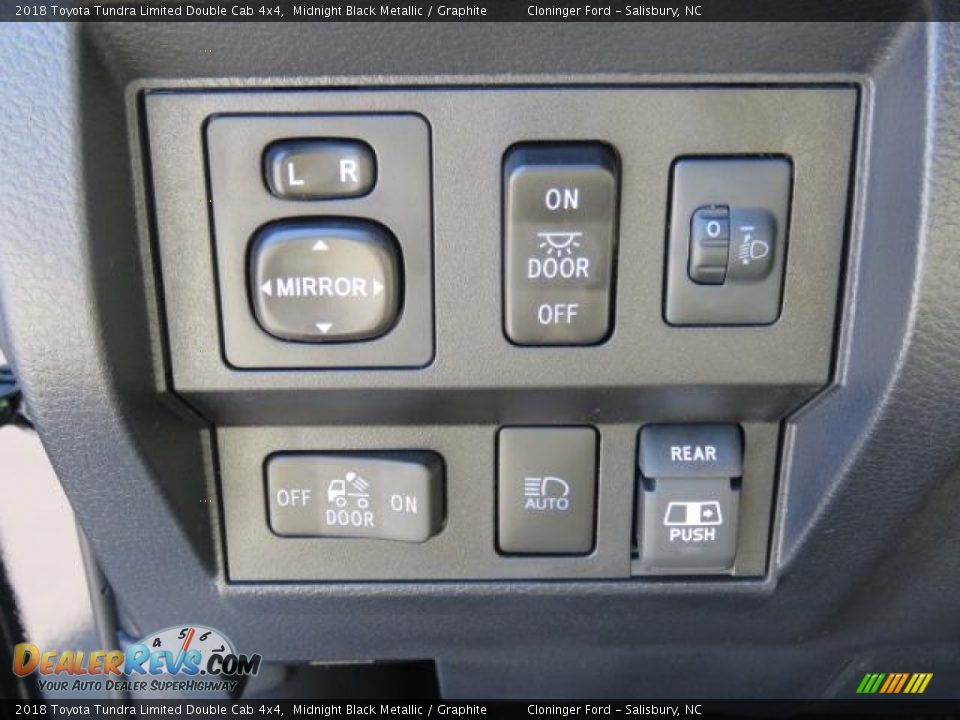 2018 Toyota Tundra Limited Double Cab 4x4 Midnight Black Metallic / Graphite Photo #19