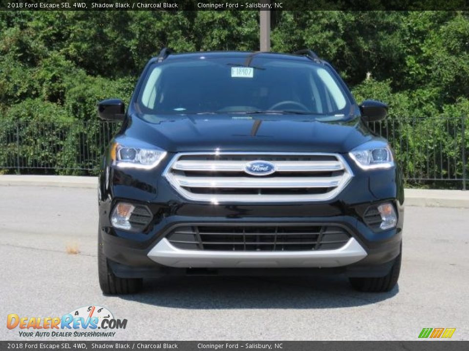 2018 Ford Escape SEL 4WD Shadow Black / Charcoal Black Photo #2