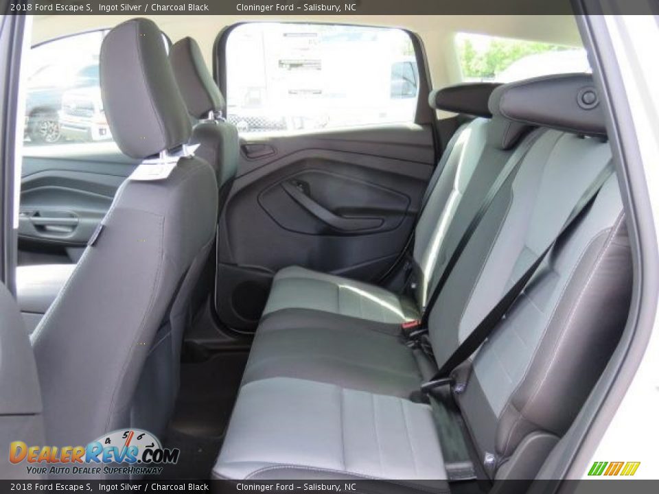 2018 Ford Escape S Ingot Silver / Charcoal Black Photo #6