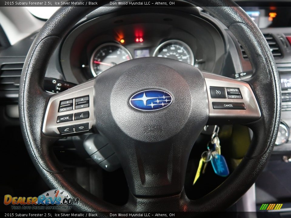 2015 Subaru Forester 2.5i Ice Silver Metallic / Black Photo #15