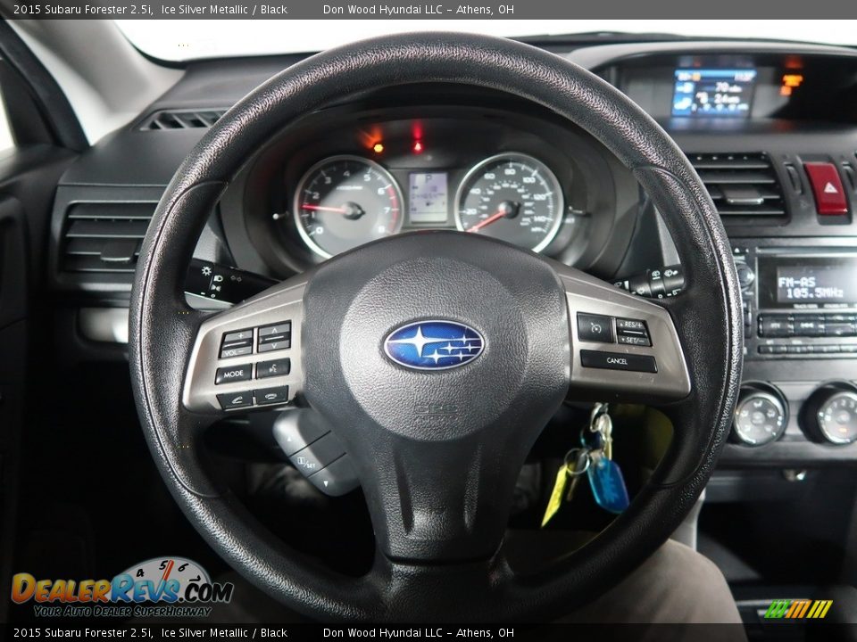 2015 Subaru Forester 2.5i Ice Silver Metallic / Black Photo #17