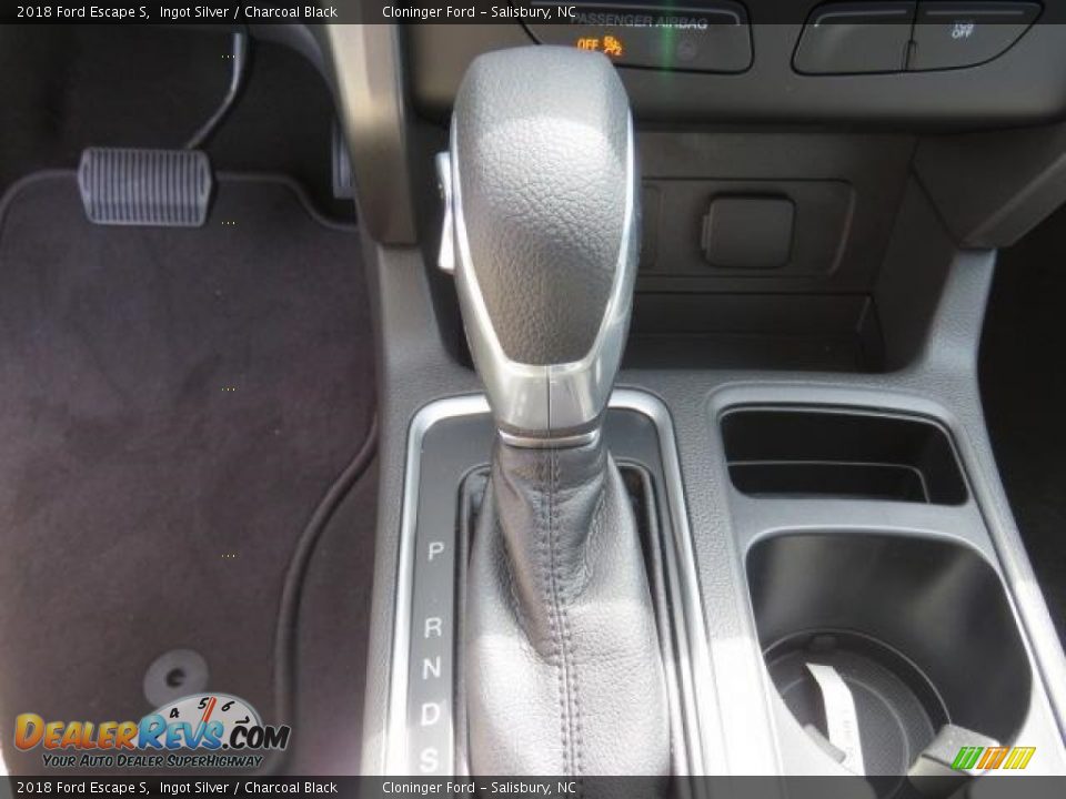 2018 Ford Escape S Ingot Silver / Charcoal Black Photo #15