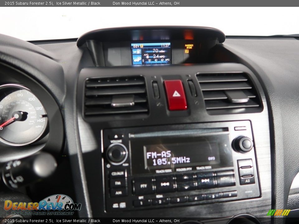 2015 Subaru Forester 2.5i Ice Silver Metallic / Black Photo #21