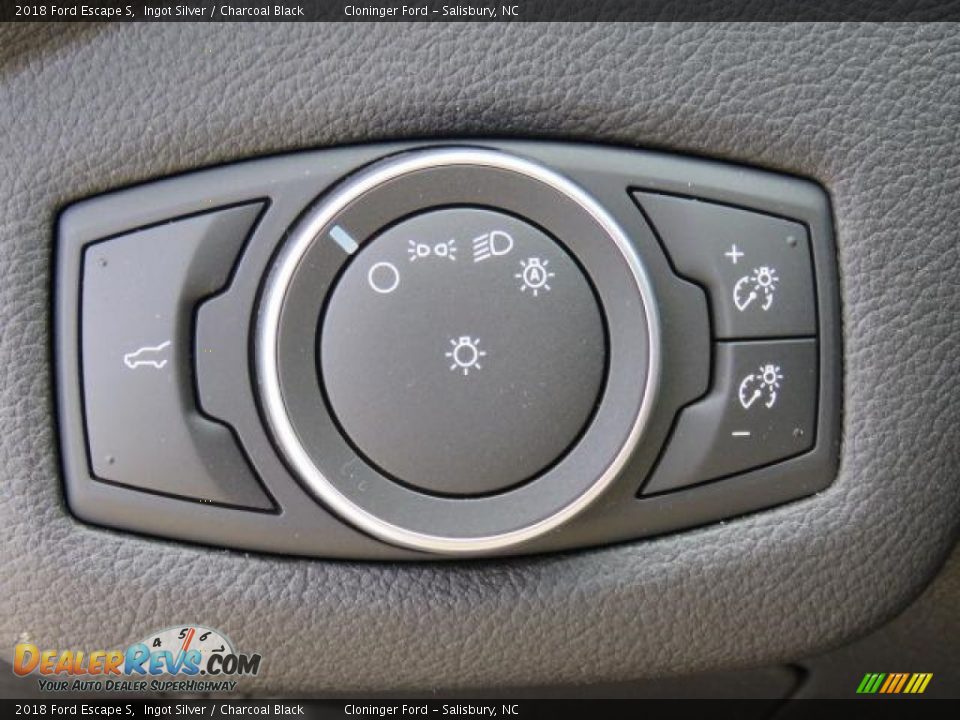 2018 Ford Escape S Ingot Silver / Charcoal Black Photo #20
