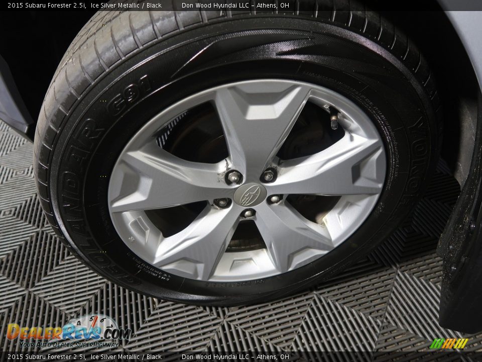 2015 Subaru Forester 2.5i Ice Silver Metallic / Black Photo #28