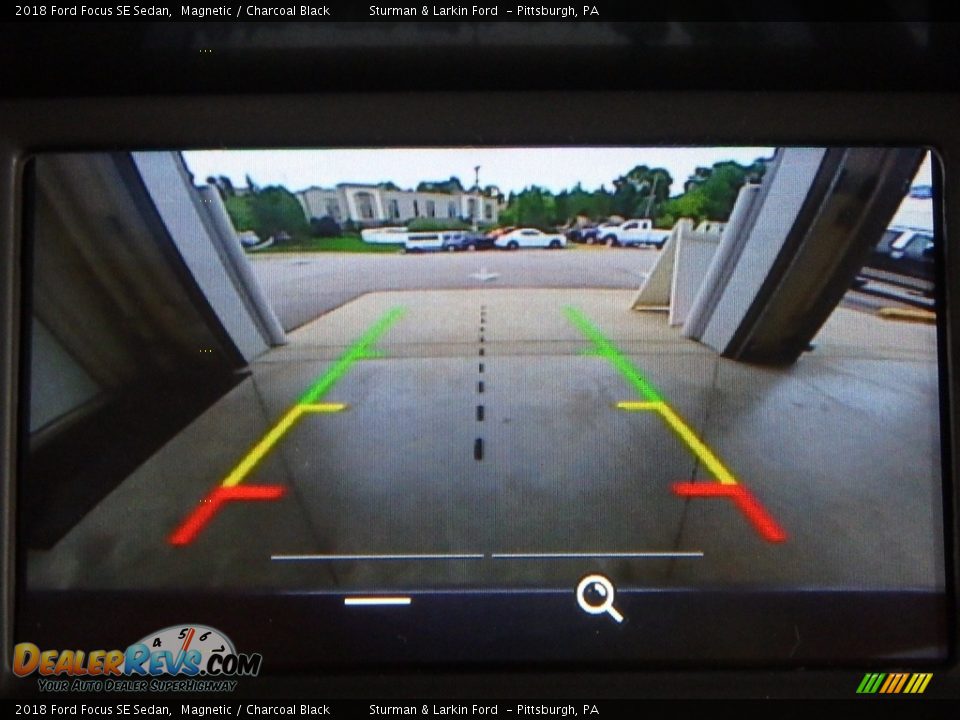 2018 Ford Focus SE Sedan Magnetic / Charcoal Black Photo #12
