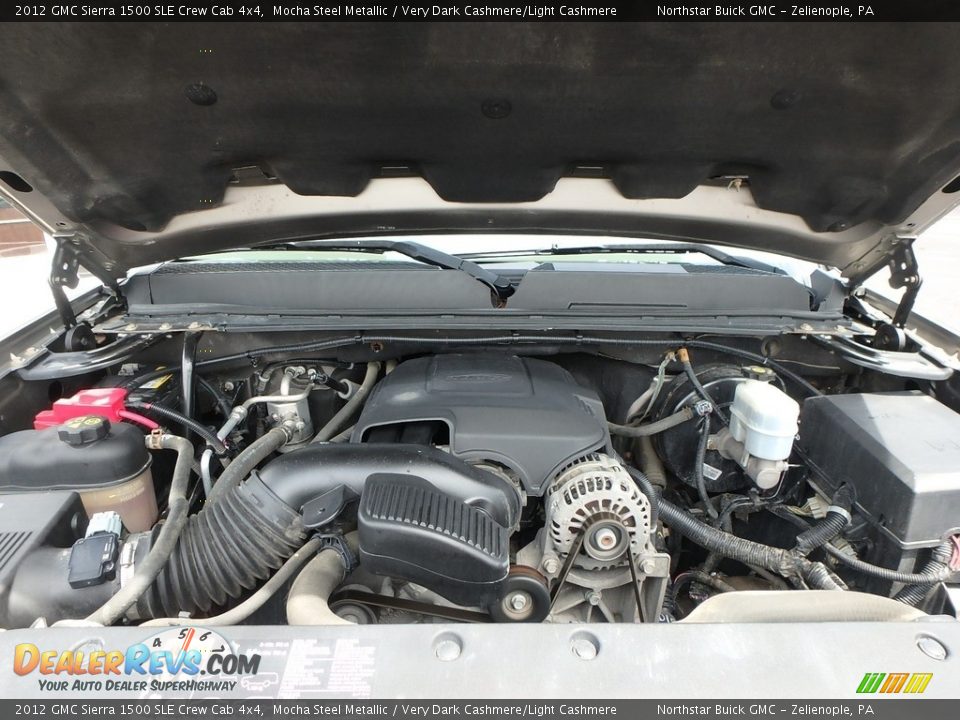 2012 GMC Sierra 1500 SLE Crew Cab 4x4 Mocha Steel Metallic / Very Dark Cashmere/Light Cashmere Photo #2