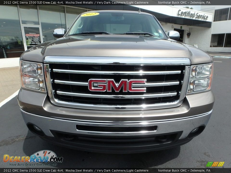 2012 GMC Sierra 1500 SLE Crew Cab 4x4 Mocha Steel Metallic / Very Dark Cashmere/Light Cashmere Photo #3