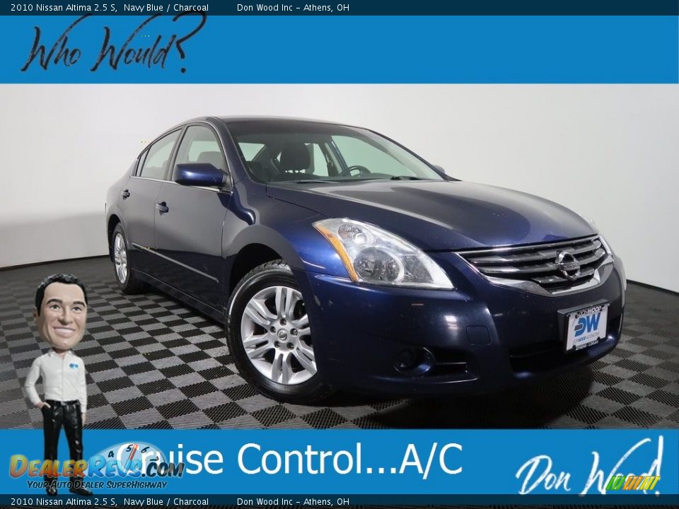 2010 Nissan Altima 2.5 S Navy Blue / Charcoal Photo #1