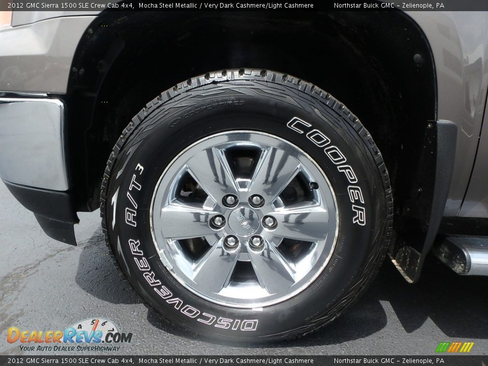 2012 GMC Sierra 1500 SLE Crew Cab 4x4 Mocha Steel Metallic / Very Dark Cashmere/Light Cashmere Photo #14