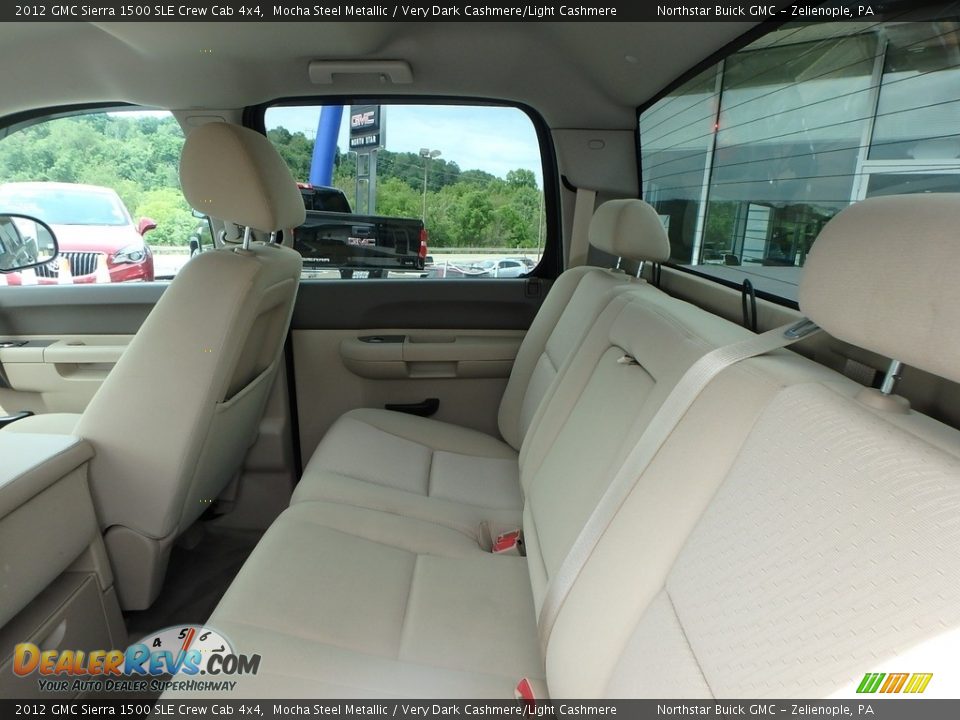 2012 GMC Sierra 1500 SLE Crew Cab 4x4 Mocha Steel Metallic / Very Dark Cashmere/Light Cashmere Photo #16
