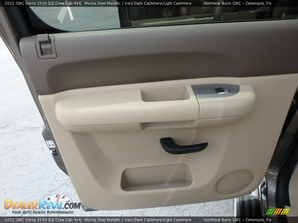 2012 GMC Sierra 1500 SLE Crew Cab 4x4 Mocha Steel Metallic / Very Dark Cashmere/Light Cashmere Photo #18