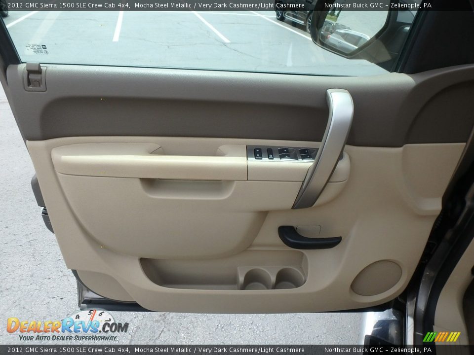 2012 GMC Sierra 1500 SLE Crew Cab 4x4 Mocha Steel Metallic / Very Dark Cashmere/Light Cashmere Photo #20
