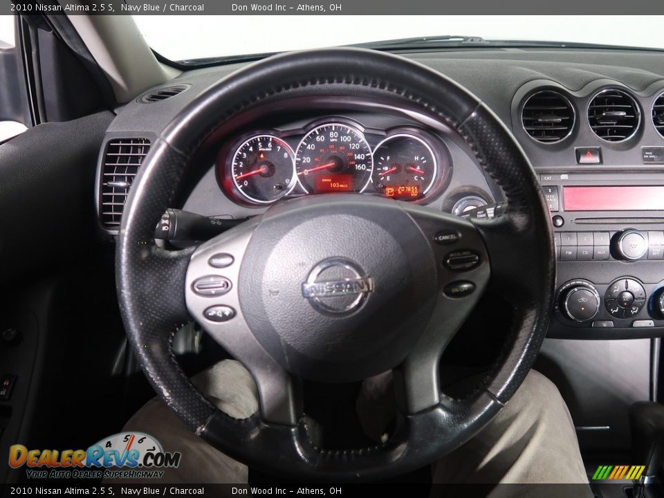 2010 Nissan Altima 2.5 S Navy Blue / Charcoal Photo #16