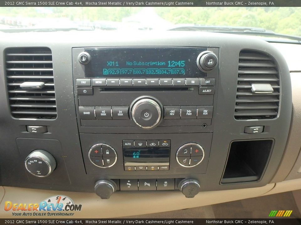 2012 GMC Sierra 1500 SLE Crew Cab 4x4 Mocha Steel Metallic / Very Dark Cashmere/Light Cashmere Photo #27