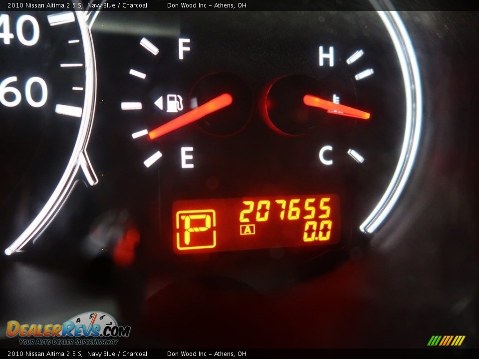 2010 Nissan Altima 2.5 S Navy Blue / Charcoal Photo #19