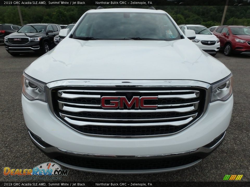 2019 GMC Acadia SLE AWD Summit White / Jet Black Photo #2