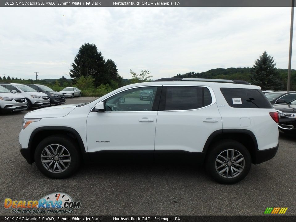 2019 GMC Acadia SLE AWD Summit White / Jet Black Photo #8