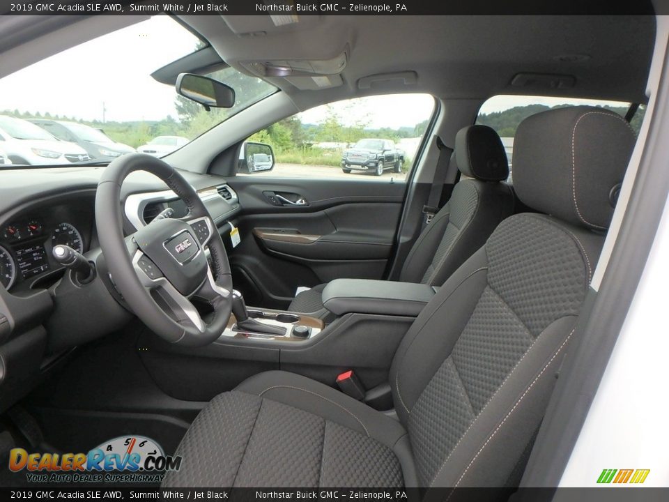 Front Seat of 2019 GMC Acadia SLE AWD Photo #11