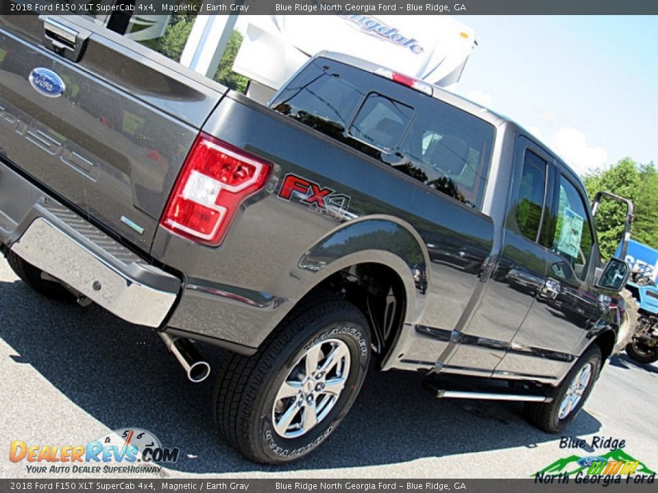 2018 Ford F150 XLT SuperCab 4x4 Magnetic / Earth Gray Photo #34