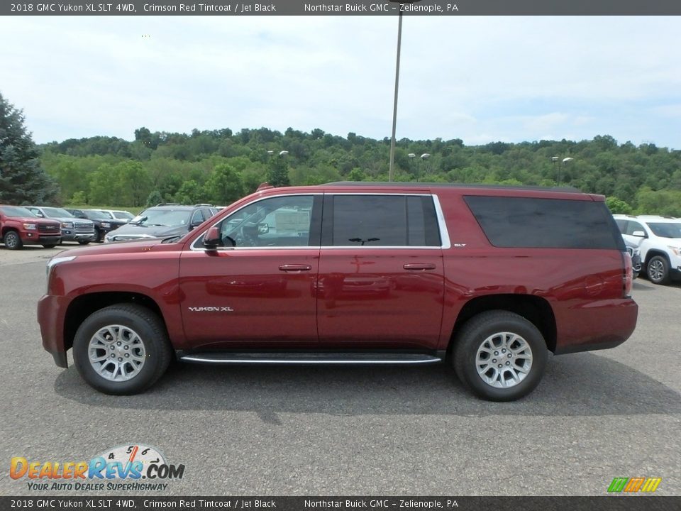 2018 GMC Yukon XL SLT 4WD Crimson Red Tintcoat / Jet Black Photo #9