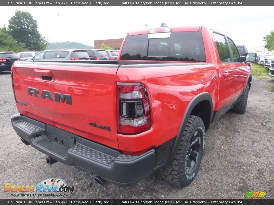 2019 Ram 1500 Rebel Crew Cab 4x4 Flame Red / Black/Red Photo #5