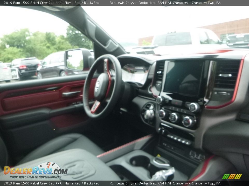 2019 Ram 1500 Rebel Crew Cab 4x4 Flame Red / Black/Red Photo #10
