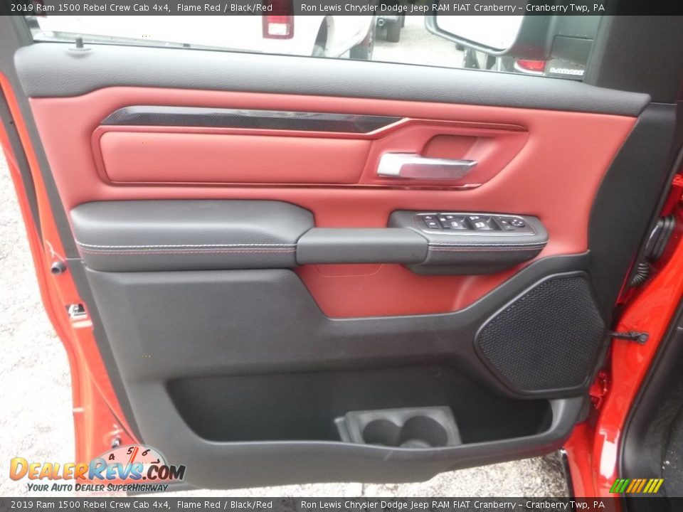 Door Panel of 2019 Ram 1500 Rebel Crew Cab 4x4 Photo #12