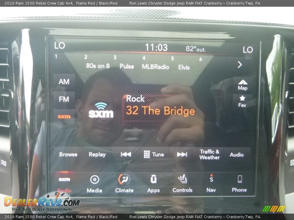 2019 Ram 1500 Rebel Crew Cab 4x4 Flame Red / Black/Red Photo #16