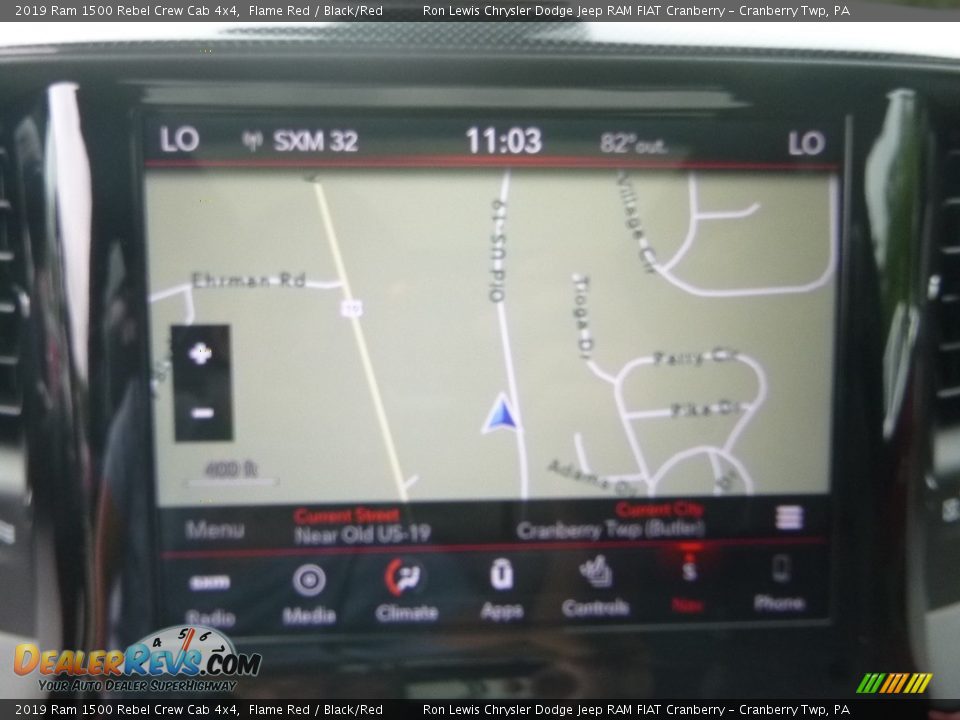 2019 Ram 1500 Rebel Crew Cab 4x4 Flame Red / Black/Red Photo #20