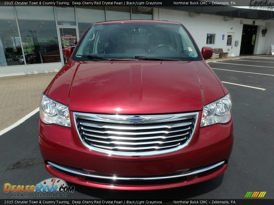 2015 Chrysler Town & Country Touring Deep Cherry Red Crystal Pearl / Black/Light Graystone Photo #2