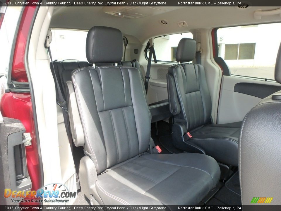 2015 Chrysler Town & Country Touring Deep Cherry Red Crystal Pearl / Black/Light Graystone Photo #8