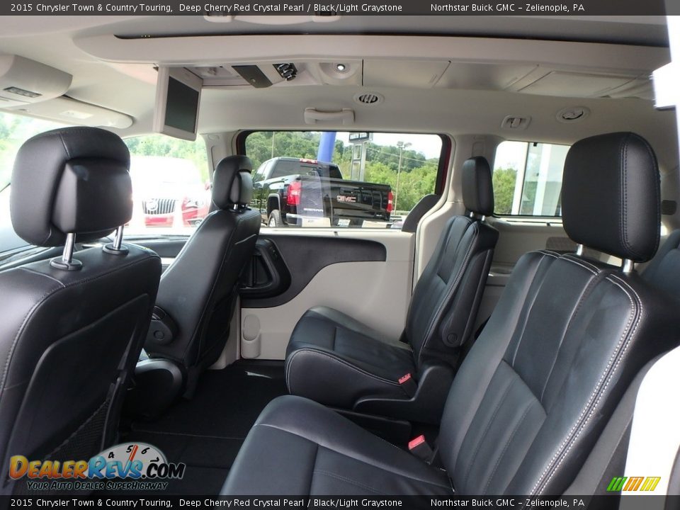 2015 Chrysler Town & Country Touring Deep Cherry Red Crystal Pearl / Black/Light Graystone Photo #17