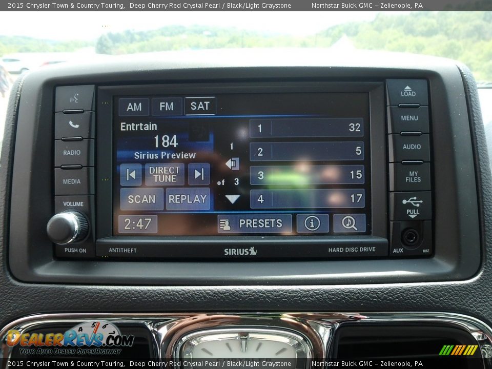 2015 Chrysler Town & Country Touring Deep Cherry Red Crystal Pearl / Black/Light Graystone Photo #27