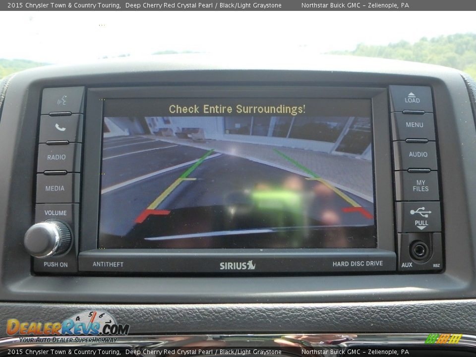 2015 Chrysler Town & Country Touring Deep Cherry Red Crystal Pearl / Black/Light Graystone Photo #28