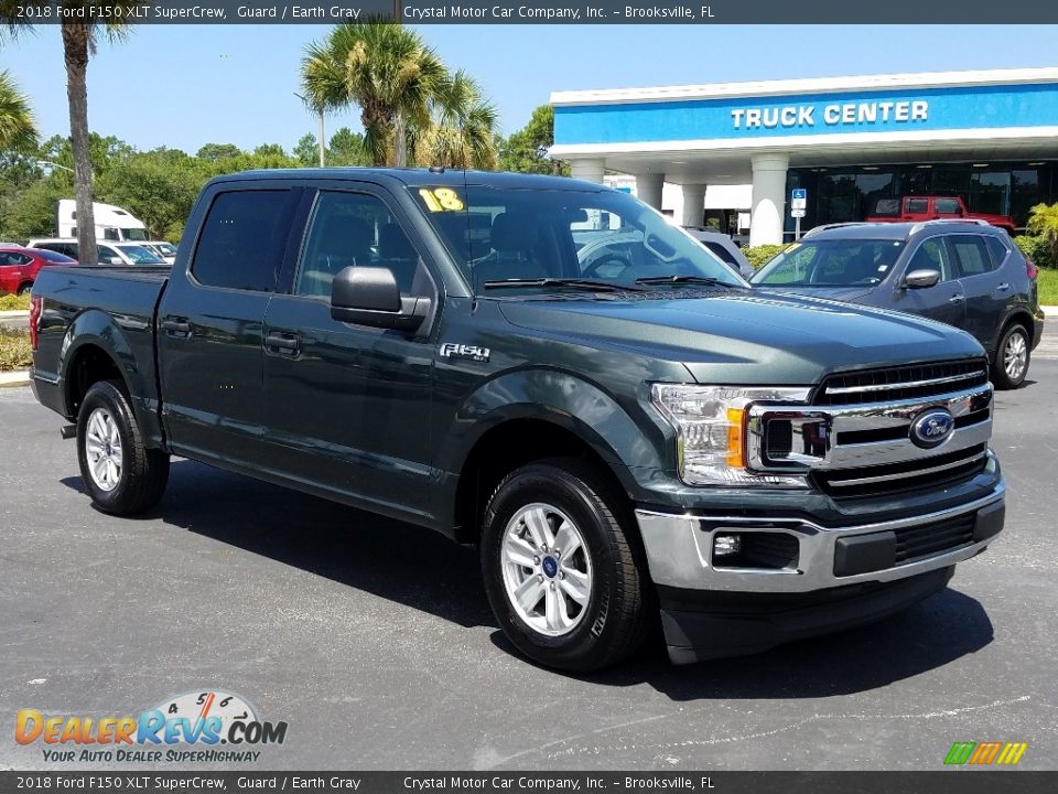 2018 Ford F150 XLT SuperCrew Guard / Earth Gray Photo #7