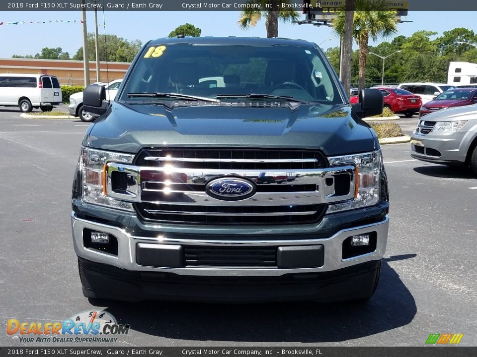2018 Ford F150 XLT SuperCrew Guard / Earth Gray Photo #8