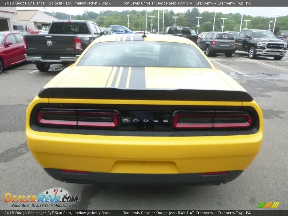 2018 Dodge Challenger R/T Scat Pack Yellow Jacket / Black Photo #4