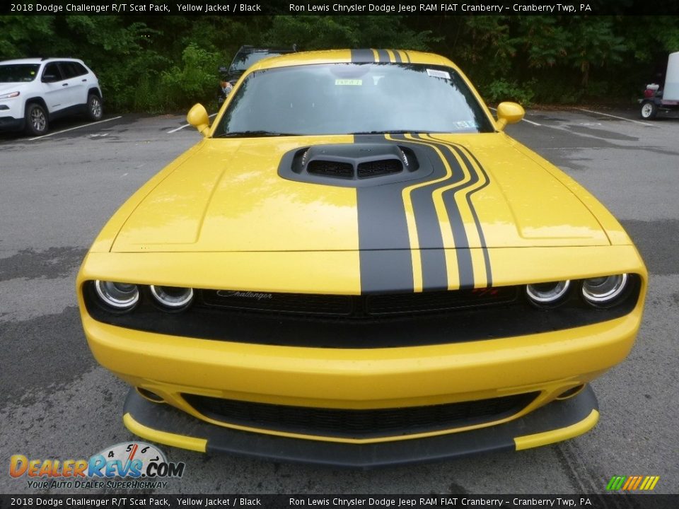 2018 Dodge Challenger R/T Scat Pack Yellow Jacket / Black Photo #8